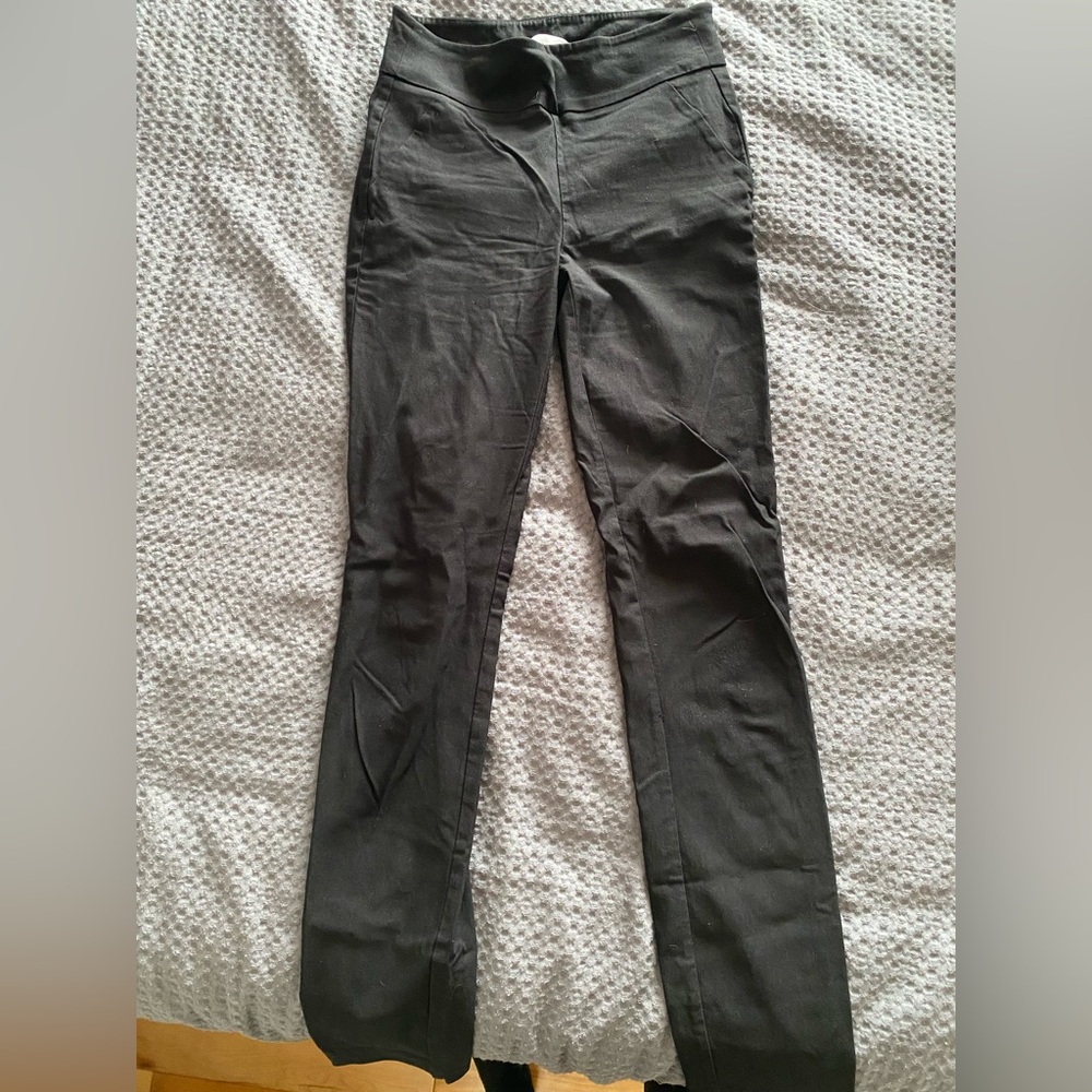Women’s Black Flared Ponte Pants